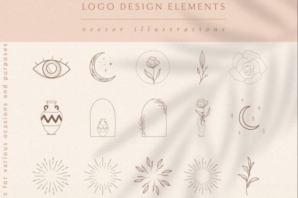 Download Logo Elements, Frames, Sunbursts. Icons. - Element Collection