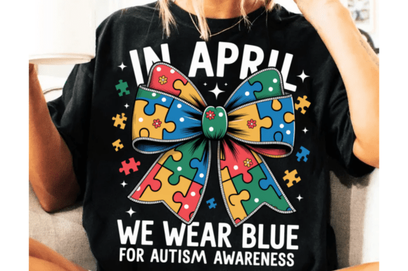 Download Patchwork in April We Wear Blue PNG, Aut - Blue Collection