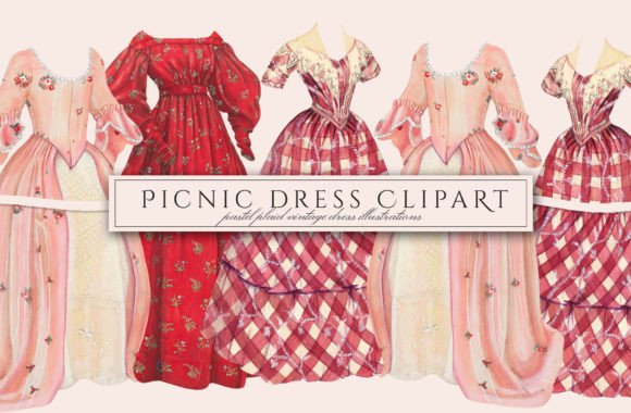 Download Summer Picnic Dress Illustrations - Illustrations Collection