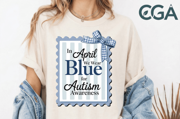 Download In April We Wear Blue PNG - Blue Collection