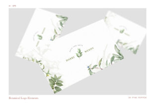 Download Botanical Logo Elements - Element Collection