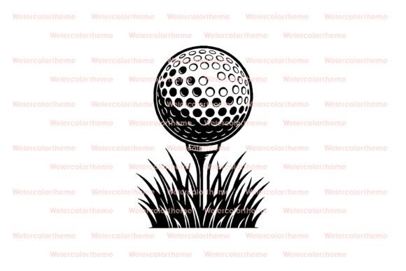 Download Golf Ball SVG, Sports Line Art Cut File - Line art cut file Collection