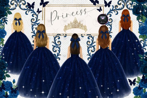 Download Princess Royal Blue Clipart - Blue Collection