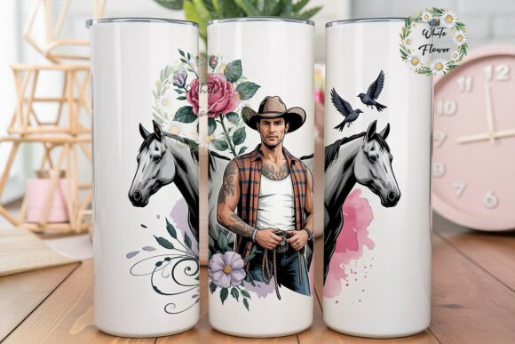 Download Cowboy Romance 20oz Tumbler Wrap - Romance Collection